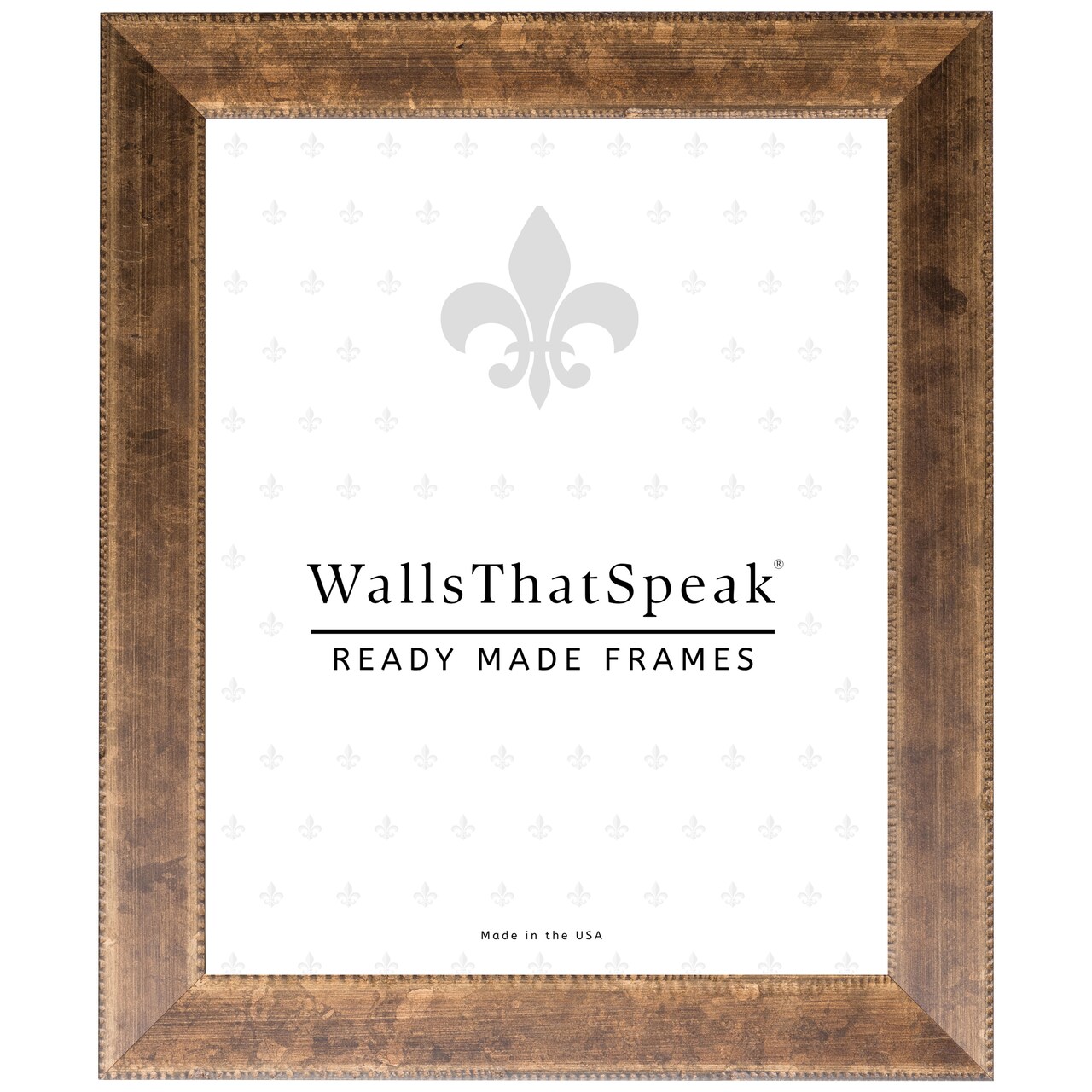 24x36 Picture Frame, Patina 125 1.125 Inch Wood Moulding, Wall Display Frame for Art, Posters, or Photos wallsthatspeak